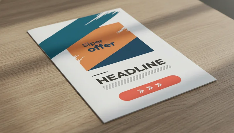 Après : Commerce — flyer A5 promotionnel