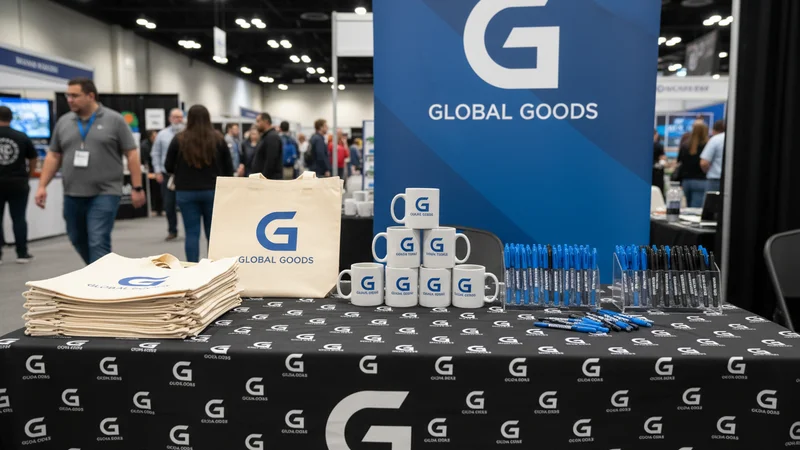 Après : Salon professionnel — pack goodies