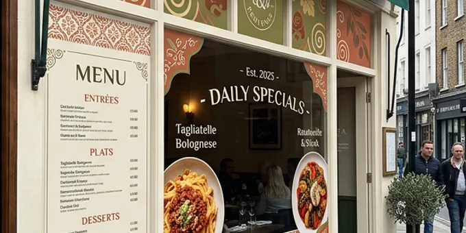 Après : Restaurant — devanture
