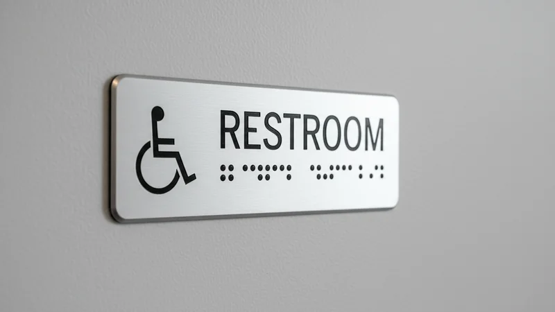 Signalétique PMR accessibilité