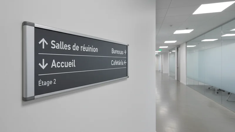 Signalétique directionnelle
